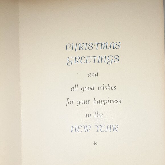 MCM Vintage Christmas Cards * 5 Boxed Cards / 4 Envelopes * Stardust c1950-60 - Picture 7 of 13